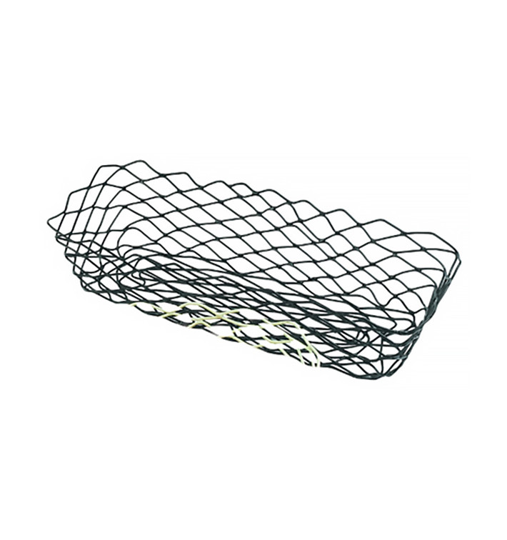 StahlKorb Rechteckig Schwarz 275x142x85mm (1 Stück) StahlKorb Rechteckig Schwarz 275x142x85mm (1 Stück)