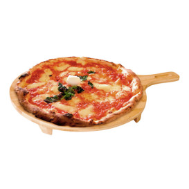 Bambusschale Rund mit Griff Ø35x2,5cm (10 Stück)