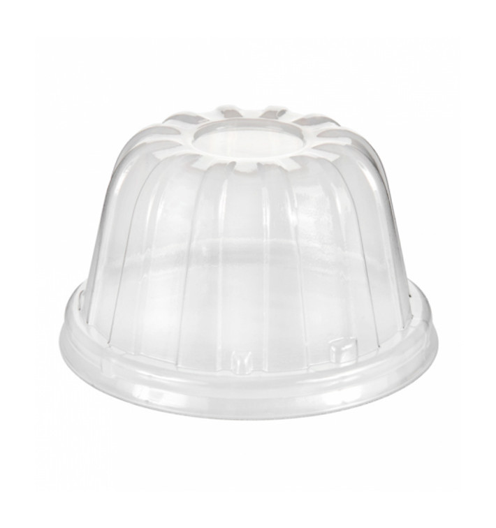 Plastikdeckel Hoch PS Transp. Ø8,9cm (50 Stück) Plastikdeckel Hoch PS Transp. Ø8,9cm (50 Stück)