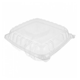 Plastikschale Klappdeckel OPS 3 C. "Clear Seal" 4070ml (200 Stück)