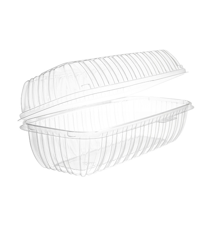 Plastikschale Klappdeckel OPS "Clear Seal" 290ml (100 Stück) Plastikschale Klappdeckel OPS "Clear Seal" 290ml (100 Stück)