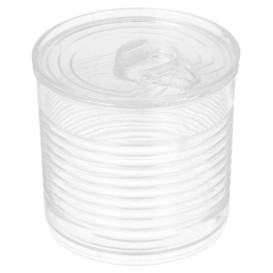 Konservendose Plastik Trans. PS 60ml Ø5,1x4,8cm (25 Stück)