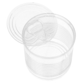 Konservendose Plastik Trans. PS 60ml Ø5,1x4,8cm (25 Stück)