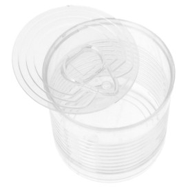 Konservendose Plastik Trans. PS 110ml Ø6x5,7cm (25 Stück)
