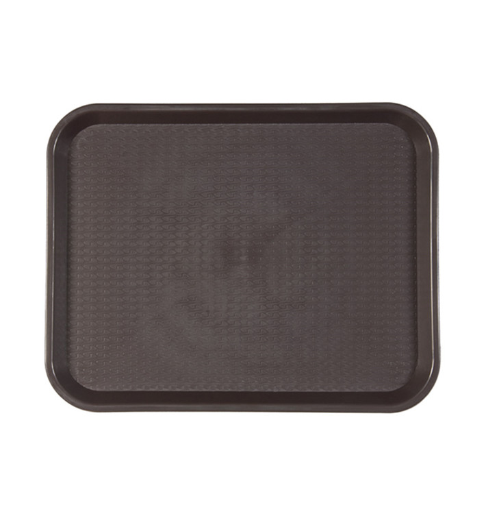 Plastiktablett rechteckig extra hart braun 30,4x41,4cm (1 Stück) Plastiktablett rechteckig extra hart braun 30,4x41,4cm (1 Stück)