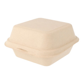 Burger-Box Zuckerrohr 152x152x84mm (600 Stück)