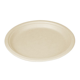 Teller Zuckerrohr-Fasern Ø300mm (200 Einheiten)