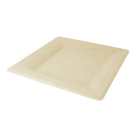 Tablett Zuckerrohr Natürlich 262x262mm (50 Stück)