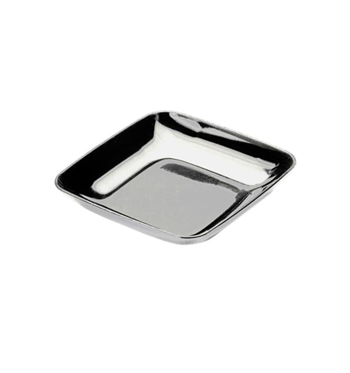 Plato plastico cuadrado degustacion 6,5x6,5cm Plato plastico cuadrado degustacion 6,5x6,5cm
