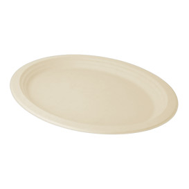 Tray Zuckerrohr-Fasern Natur 320x255x21mm (500 Stück)