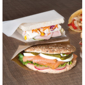 Burgerpapier fettdicht offen 2S Weiß 15x15.2cm (100 Stück)