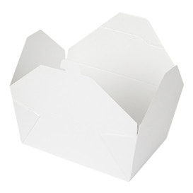 SnackBox Amerikanisch To Go Weiß 19,7x14x9cm 2880ml (50 Stück)