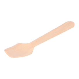 Kleiner Holzlöffel für Dessert 70mm (2000 Stück)