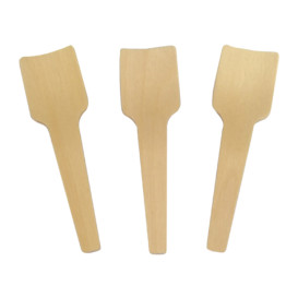 Kleiner Holzlöffel für Dessert 70mm (2000 Stück)