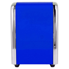 Serviettenspender Rostfrei Blau Miniservis 17x17 (12 Stück)