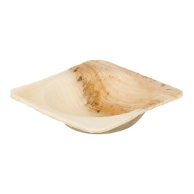 Palmblattschale Quadratisch 5x5x2cm (25 Stück)