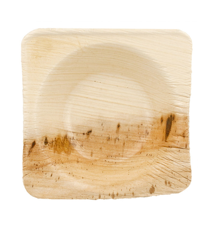 Palmblattschale Quadratisch 5x5x2cm (200 Stück) Palmblattschale Quadratisch 5x5x2cm (200 Stück)
