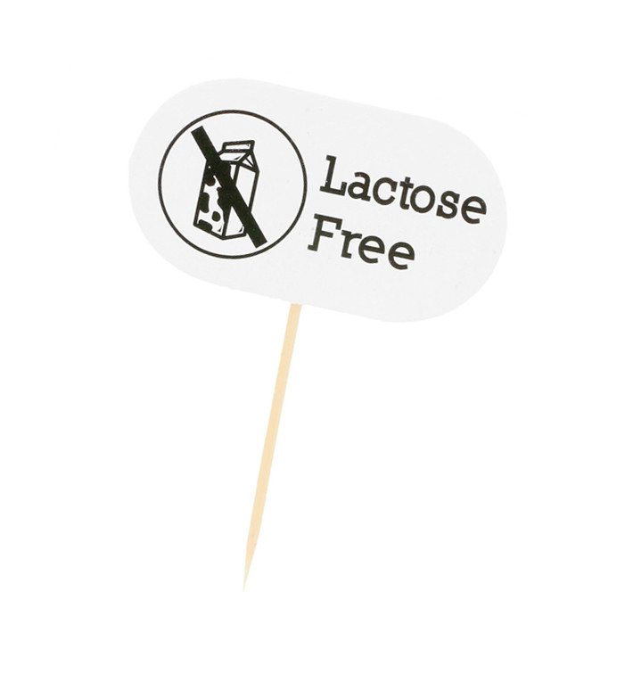 Zahnstocher Marker Lactose Free 8 cm (2000 Stück) Zahnstocher Marker Lactose Free 8 cm (2000 Stück)