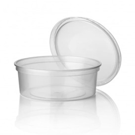 Transparente Plastikdose 350ml (500 Einheiten)