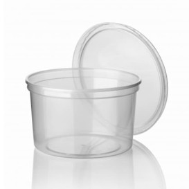 Tarrina de Plastico Transparente 500cc (200Uds)
