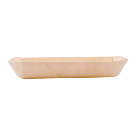 Holz Backform Rechteckig 19,5x7,5x2,7cm (200 Stück)
