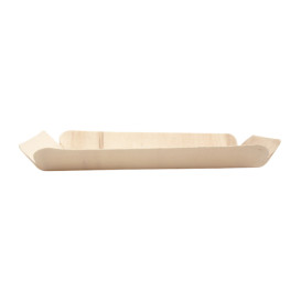 Holz Backform Rechteckig 15x11,5x1,5 cm (50 Stück)