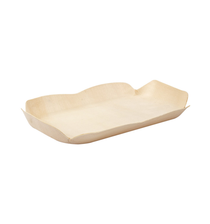 Holz Backform Rechteckig 16,5x11x2 cm (50 Stück) Holz Backform Rechteckig 16,5x11x2 cm (50 Stück)