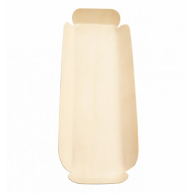 Holz Backform Rechteckig 22,5x11x3 cm (200 Stück)