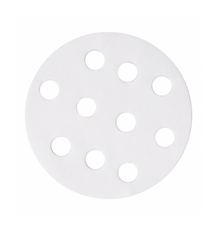 Wachpapier für Bambusdämpfer Weiss Ø8 cm (250 Stück) Wachpapier für Bambusdämpfer Weiss Ø8 cm (250 Stück)