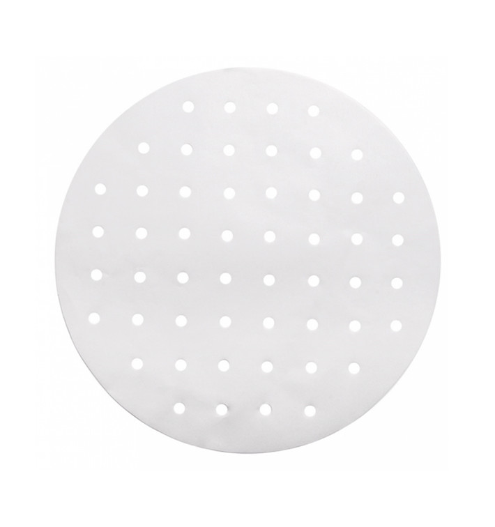 Wachpapier für Bambusdämpfer Weiss Ø30 cm (2000 Stück) Wachpapier für Bambusdämpfer Weiss Ø30 cm (2000 Stück)