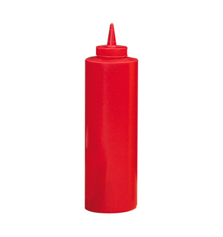 Flasche Würze Spender Rot 720ml (6 Stück) Flasche Würze Spender Rot 720ml (6 Stück)