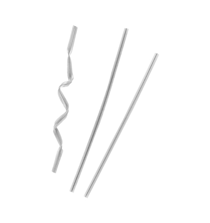 Tütenverschlüsse Metall Silber 9,5cm (1000 Stück) Tütenverschlüsse Metall Silber 9,5cm (1000 Stück)