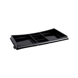 Envase con Tapa para Sushi Negro 