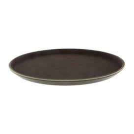 Plastiktablett Rund Rutschfeste Braun Ø40,0cm (1 Stück)
