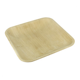 Palmblatt Teller Quadratisch 18x18cm (25 Stück)