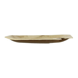 Palmblatt Teller mit Glashalterung 21x21x1,5cm (200 Stück)