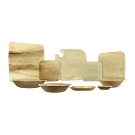 Palmblatt Teller Quadratisch 18x18cm (25 Stück)