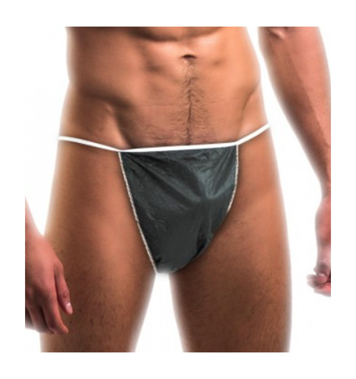 Tanga TST PP Mann Schwarz (100 Stück) Tanga TST PP Mann Schwarz (100 Stück)