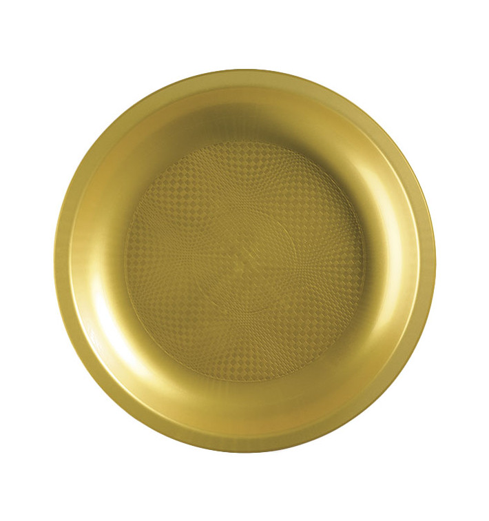 Plastikteller Rund Gold Round PP Ø290mm (10 Stück) Plastikteller Rund Gold Round PP Ø290mm (10 Stück)
