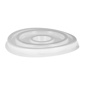 Deckel mit Kreuzschlitz für Styroporbecher 6Oz/7OZ und Pappbecher 7Oz Ø7,4cm (1000 Stück)