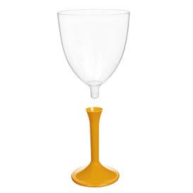 Glas aus Plastik für Wein Mangoer Fuß 300ml 2T (200 Stück)