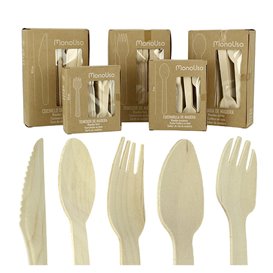 Mini Holzgabel Eco 10,5cm (1.000 Stück)