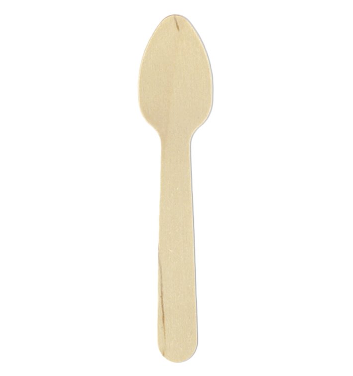 Mini Holzlöffel Eco 11cm (100 Stück) Mini Holzlöffel Eco 11cm (100 Stück)