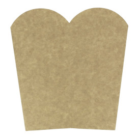 Kleine Popcorn Box Kraft 45g 6,5x8,5x15cm (25 Stück)