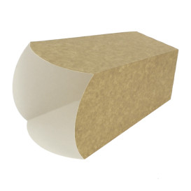 Medium Popcorn Box Kraft 90g 7,8x10,5x18cm (25 Stück)