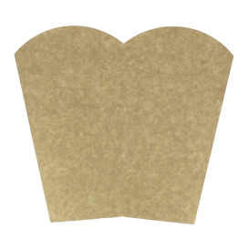 Medium Popcorn Box Kraft 90g 7,8x10,5x18cm (25 Stück)