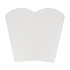 Große Popcorn Box weiß 150gr. 8,78x13x20,3cm (25 Stück)