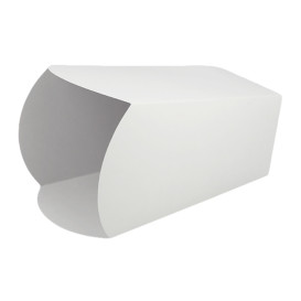Große Popcorn Box weiß 150gr. 8,78x13x20,3cm (25 Stück)