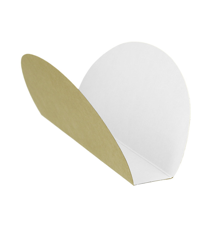 Pappbehälter Braun für Tacos 13,5x2,5x6cm (100 Stück) Pappbehälter Braun für Tacos 13,5x2,5x6cm (100 Stück)