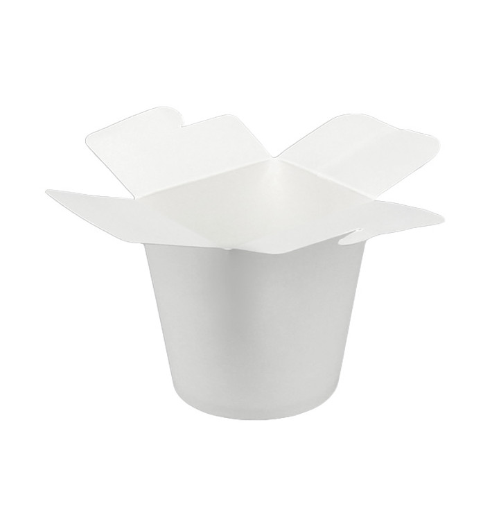 Mehrzweck-Faltbox Weiß 100% ECO 16Oz/480ml (500 Stück) Mehrzweck-Faltbox Weiß 100% ECO 16Oz/480ml (500 Stück)
